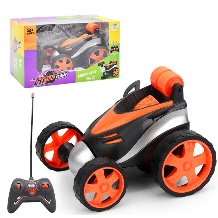 4571 factory remote control rollover Stunt Car rollover cart boy children''s stand hot selling electric toys