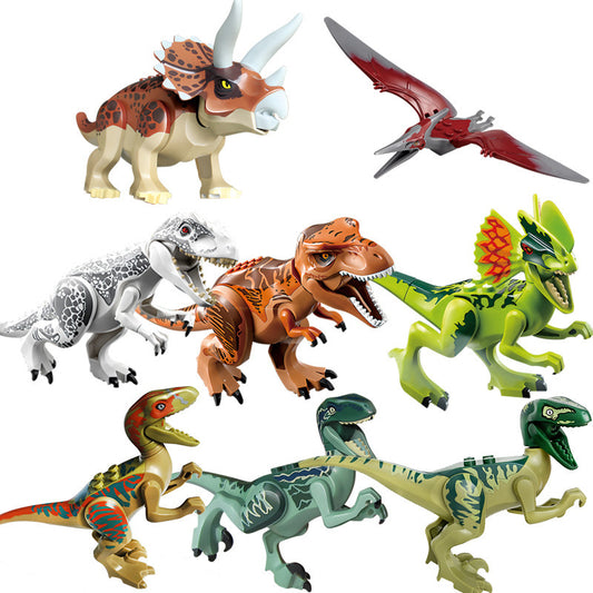 Building Blocks Mini Dinosaur Bricks Figures Kids Toys For Children